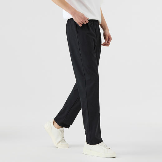 GXG男装25夏季简约纯色舒适百搭男式直筒休闲裤K&C 商品图6