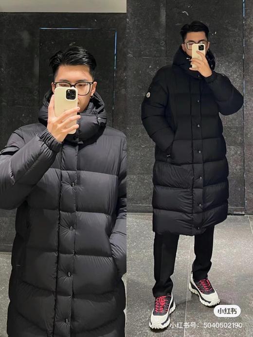 D121593哑光雾面长款情侣款羽绒服夹克外套 商品图3