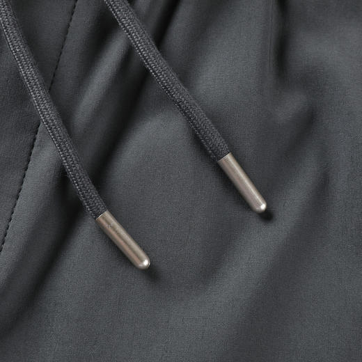 GXG男装25秋季舒适弹力松紧腰抽绳轻薄简约修身版男式直筒休闲裤K&C 商品图11