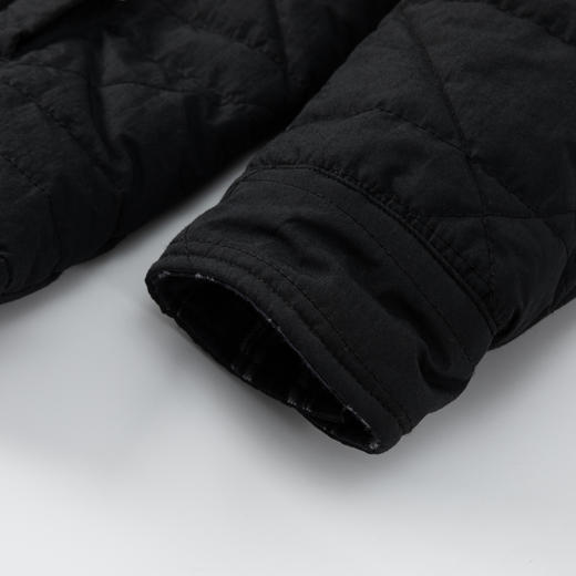 GXG男装25冬季简约菱形格图案轻便保暖绗线翻领夹克男式短款棉服K&C 商品图7