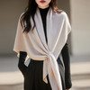 【清河羊毛羊绒专场】鹿展Z199 女士披肩   商品缩略图1