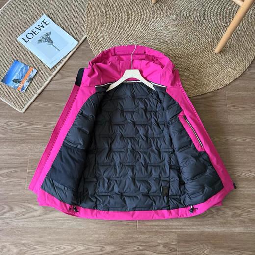 D121514冬季户外防风保暖90绒压胶冲锋衣羽绒服男女同款 商品图8