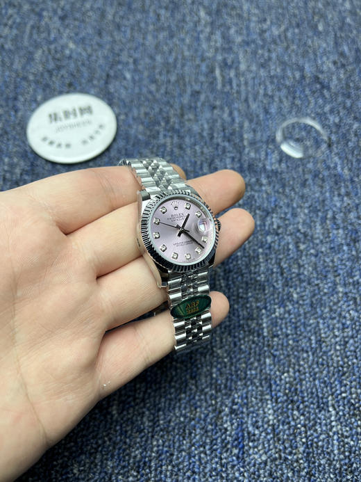 细节决定成败—新款劳力士 ARF日志型系列31mm ARF日志31女款 蚝式日志型 粉盘钻面 女士腕表 商品图2