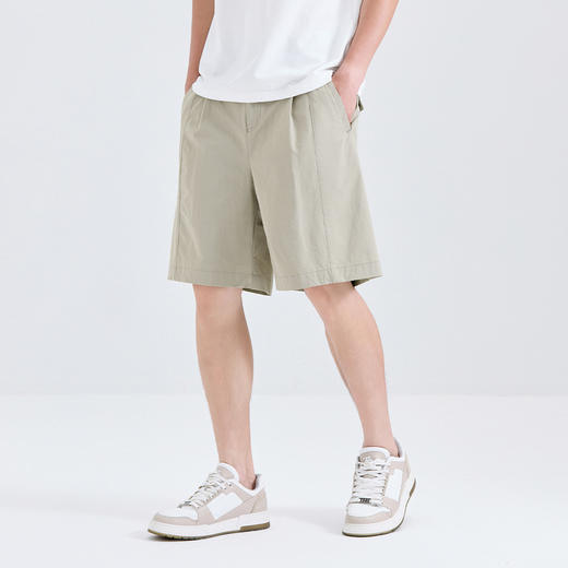 GXG男装25夏季潮流个性运动百搭休闲五分裤宽松舒适男式直筒短裤K&C 商品图6