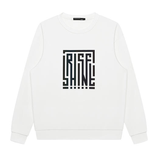 GXG男装【七彩印花】秋季时尚字母男款圆领休闲长袖卫衣K&C 商品图5