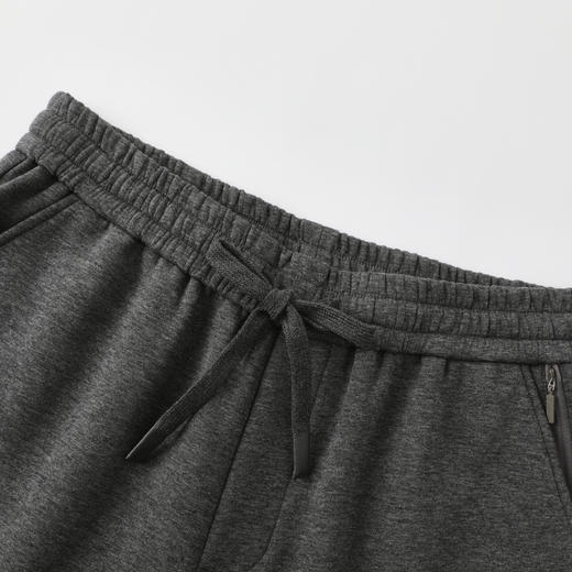 GXG男装25秋季弹力松紧腰系绳棉感舒适亲肤直筒通勤男式休闲长裤K&C 商品图8