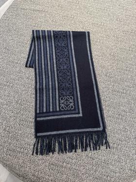 中性款条纹围巾he014