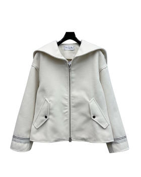 女款披肩领刺绣外套ba010