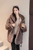 【稀有欧貂绒外套】水貂毛质感高级又贵气，大版型不挑身材不挑体型WD 商品缩略图1