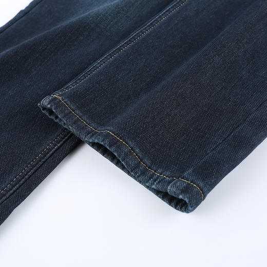 GXG男装【加绒加厚】冬季时尚百搭潮流牛仔休闲男式直筒裤K&C 商品图8
