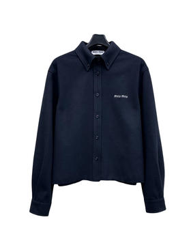 女款短款刺绣衬衣外套he017