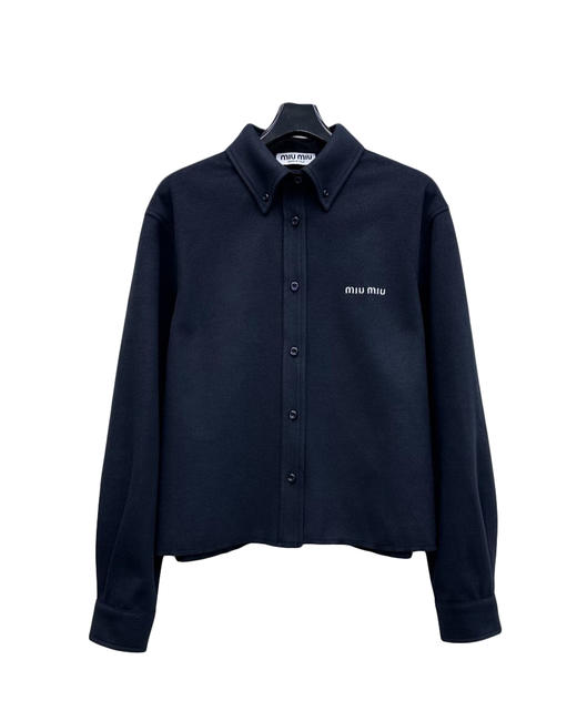 女款短款刺绣衬衣外套he017 商品图0