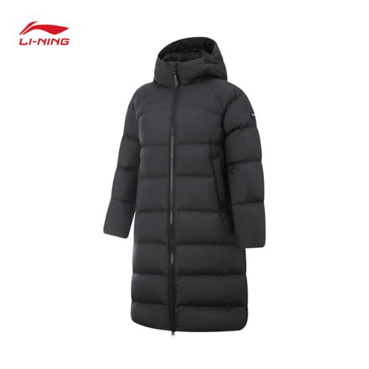 李宁女子立体裁剪85%鹅绒长羽绒服AYMV190 商品图2