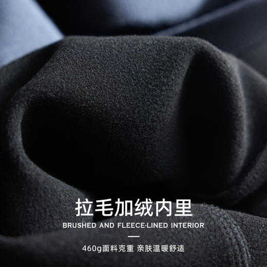 【爆款，下单15天内发货】秋冬神裤舒弹易打理可水洗针织羊毛自发热显瘦香蕉奶奶裤  2647 亲肤温暖舒适，460g面料克重， 拉毛加绒内里；选用可机洗羊毛成分，不易缩水变 商品图3