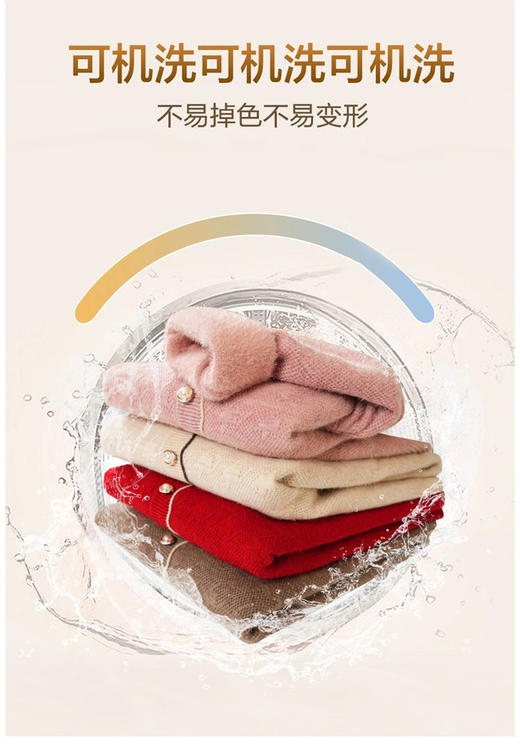 【俏墨冬装假两件中老年针织衫】👩这款妈妈装就是好的礼物🎁 ✅款式气质温柔，洋气百搭！ ✅宽松版型，遮肉包容性强，上身利落有型！-MMTYS 商品图5