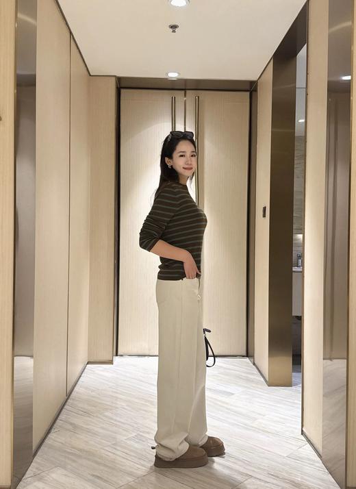 【60支扬子纱羊毛衫】撞色廓形，百搭时尚，宽松显瘦，高级复古的配色！无标发货WD 商品图6