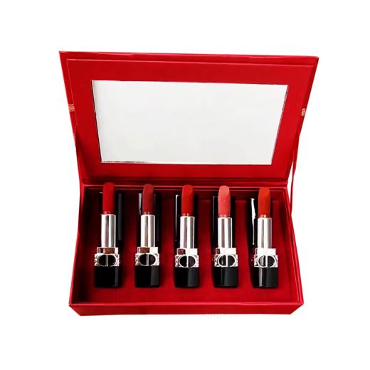 【跨境仓发货】Dior/迪奥烈焰蓝金口红五件套1.5g*5只礼盒装（#999丝绒+#720丝绒+#777丝绒+#772丝绒+#840丝绒） 商品图8