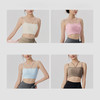 【限时秒】YOGACODE【火树银花系列】运动内衣女固定杯罗纹细肩吊带一体式瑜伽文胸健身内衣DWC116016 商品缩略图3