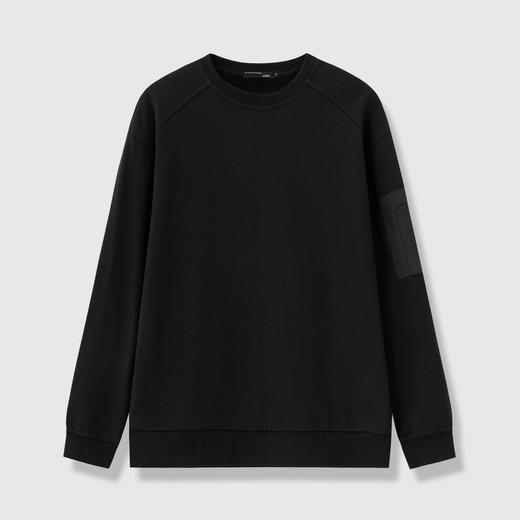 GXG男装25秋季简约百搭宽松休闲运动户外男式圆领卫衣K&C 商品图2