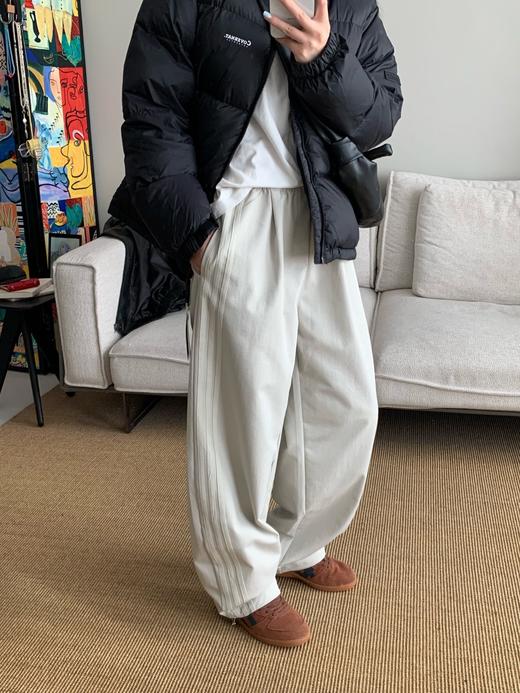 珍妮同款三条杠弯刀裤 商品图2