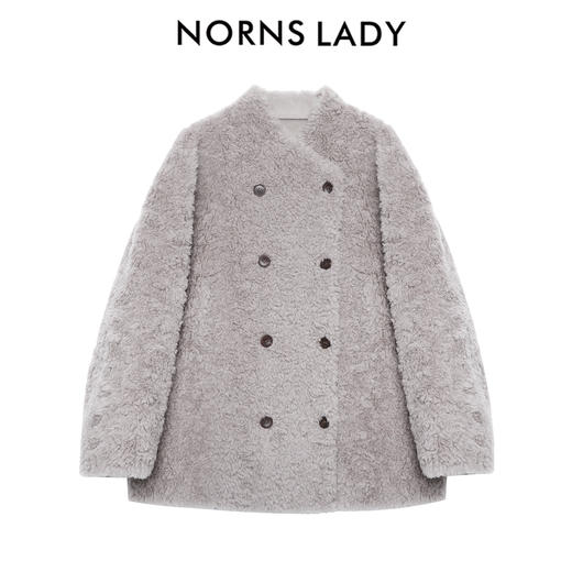 NORNS LADY诺恩 复古羊羔毛女外套宽松加厚保暖秋冬季 H25WK92981 商品图1