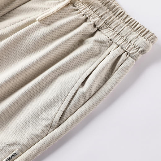 GXG男装25夏季时尚撞色抽绳舒适松紧腰简约百搭男式束脚长裤K&C 商品图13