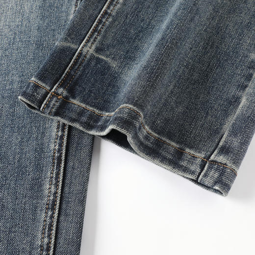 GXG男装25秋季时尚百搭休闲简约五袋款日常通勤男式直筒牛仔裤K&C 商品图11