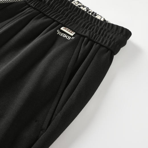 GXG男装【含莱赛尔】25春季松紧腰抽绳字母刺绣男式直筒休闲裤K&C 商品图8