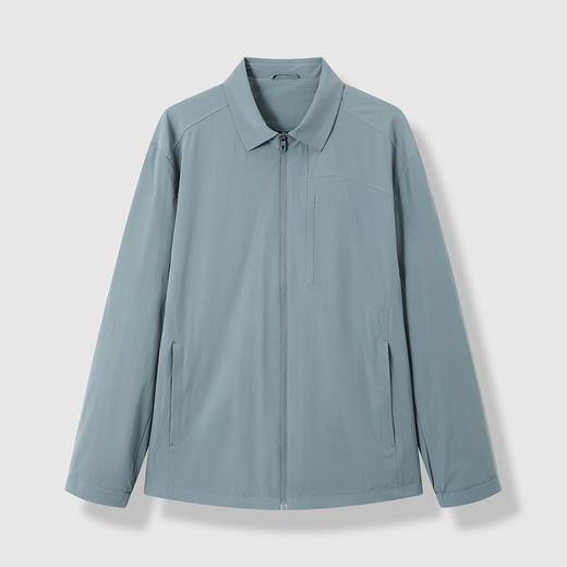 GXG男装25秋季经典翻领商务夹克简约百搭日常通勤男式休闲上衣K&C 商品图6