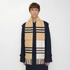 BURBERRY 巴宝莉 中性马术骑士徽标对比感格纹羊绒围巾 格子 8113922 A2021 商品缩略图5