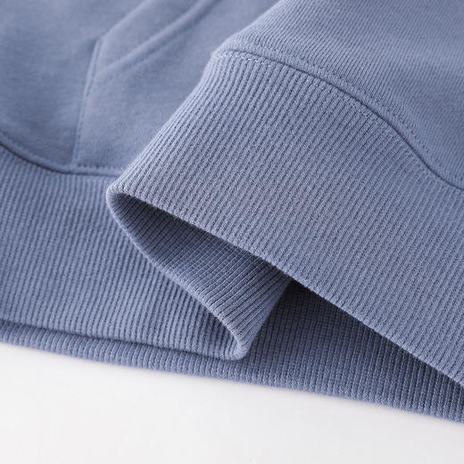 GXG男装25秋季时尚小地球印花通勤百搭日常休闲男式连帽卫衣K&C 商品图10