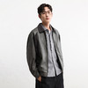 GXG男装25秋季时尚撞色领口简约百搭日常通勤男式翻领PU夹克K&C 商品缩略图1