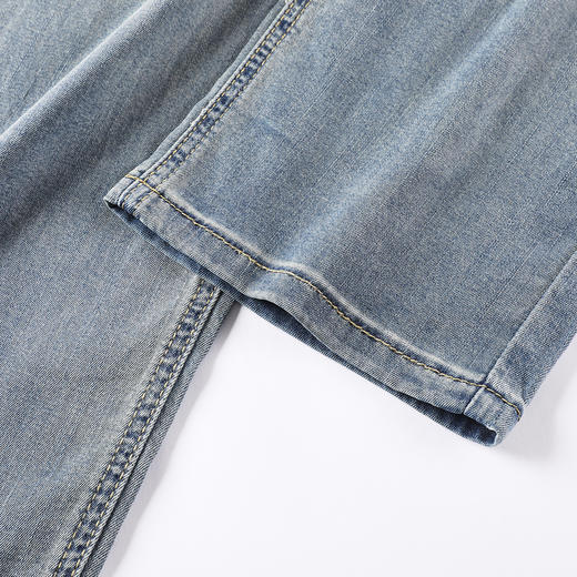 GXG男装【莱赛尔】25夏季简约直筒舒适透气冰氧吧男式直筒牛仔裤K&C 商品图10