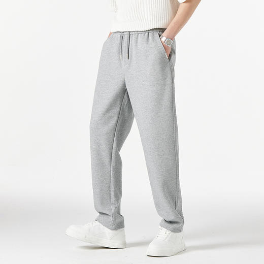 GXG男装25年春季时尚松紧腰抽绳休闲百搭男式直筒长裤K&C 商品图5