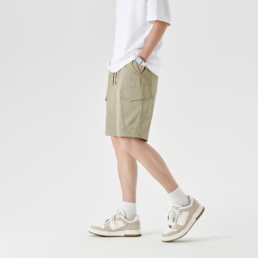 GXG男装【轻薄透气】夏季个性潮流工装短裤男士宽松百搭五分裤K&C 商品图13