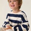 马克珍妮休闲复古男童条纹卫衣 宝宝套头衫2026年春装新款560010 商品缩略图2