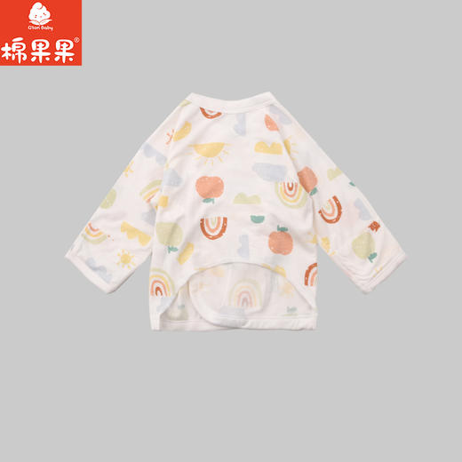 棉果果春季新品男宝女宝满印柔软舒适莫代尔长袖半背衣M101110426001 商品图1