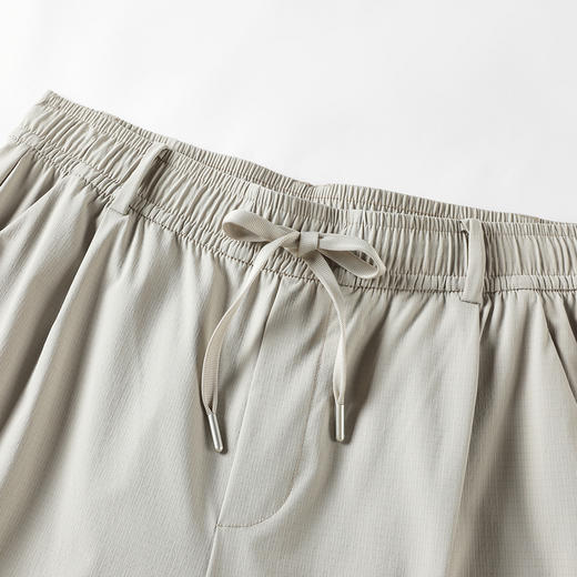 GXG男装25夏季简约纯色舒适百搭男式直筒休闲裤K&C 商品图8