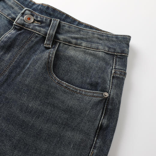 GXG男装25秋季日常通勤亲肤牛仔裤潮流休闲简约百搭男式锥形裤K&C 商品图8