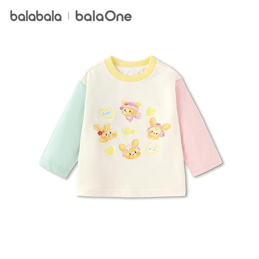 【balaOne】巴拉巴拉童装儿童长袖t恤男女童2026新款春秋装纯棉萌 商品图4