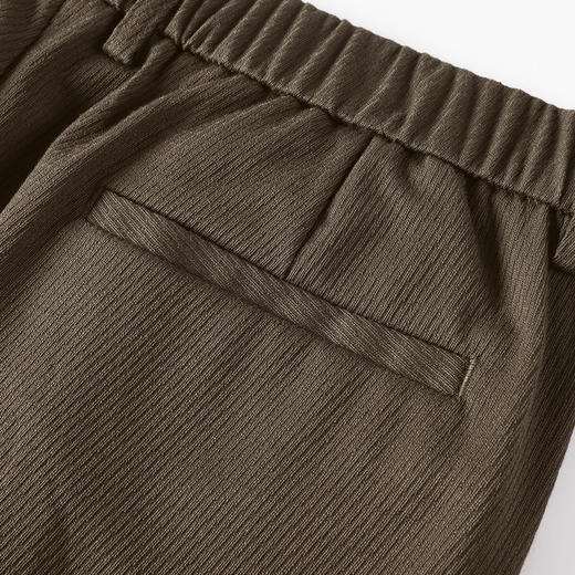 GXG男装秋季日常简约百搭休闲裤柔软舒适男式商务通勤直筒长裤K&C 商品图10