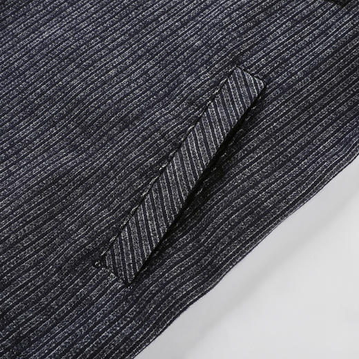 GXG男装【含莱赛尔】25秋季复古条纹肌理日常通勤男式翻领夹克K&C 商品图12