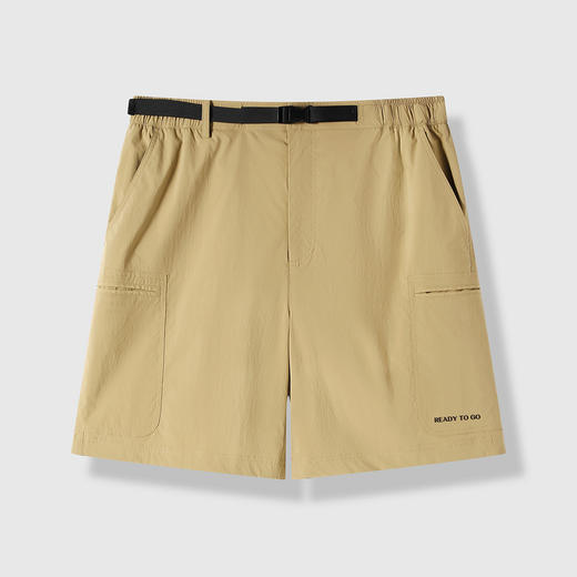 GXG男装【工装口袋】25夏季轻薄透气户外山系沙滩裤男式五分短裤K&C 商品图4