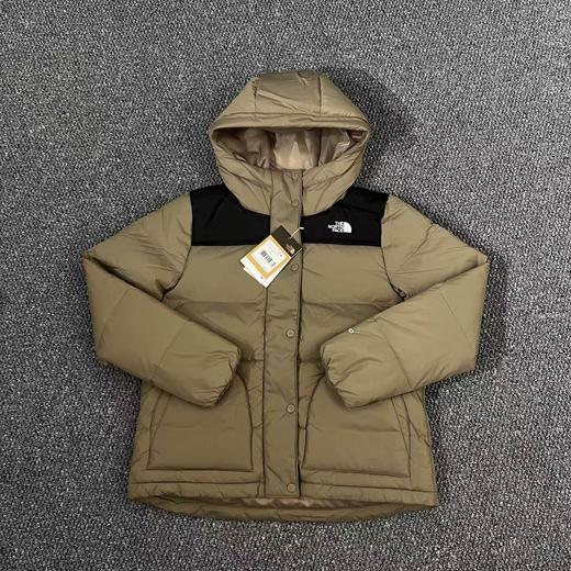 D121594女款550蓬防泼水鹅绒保暖宽松长袖羽绒服 商品图3