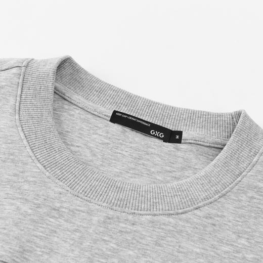 GXG男装【含莱赛尔】25秋季日常通勤简约纯色时尚男式圆领卫衣K&C 商品图4