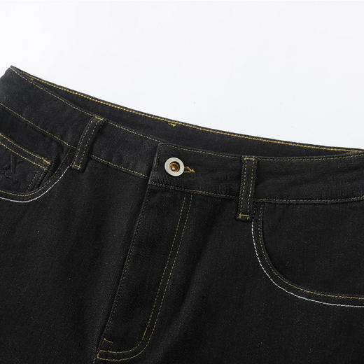 GXG男装【不易褪色】春季日常简约直筒裤时尚舒适弹力男式牛仔裤K&C 商品图5