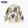 【秒2】【MQD】男童冬季潮酷满版字母活力半高领针织衫 商品缩略图4