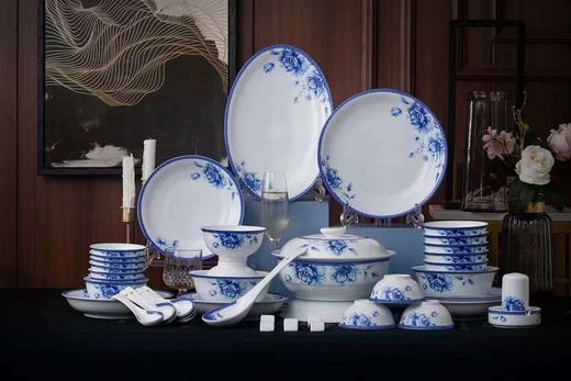 高温一级白瓷56头一揽芳华餐具 商品图0