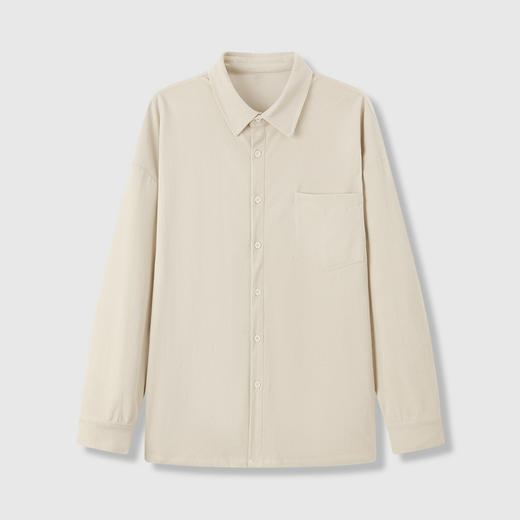 GXG男装25秋季简约翻领肌理感宽松外套潮流休闲日常百搭男式夹克K&C 商品图2