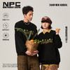 NPC潮牌重磅430G刺绣小花圆领卫衣男潮流百搭秋新款套头NP47ST21 商品缩略图0